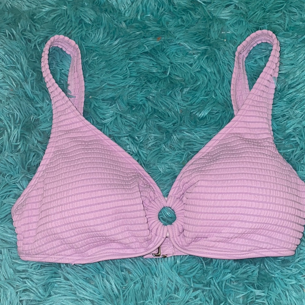 purple bikini top from burlington